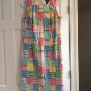 Brooks Brothers Madras plaid dress. Size 4